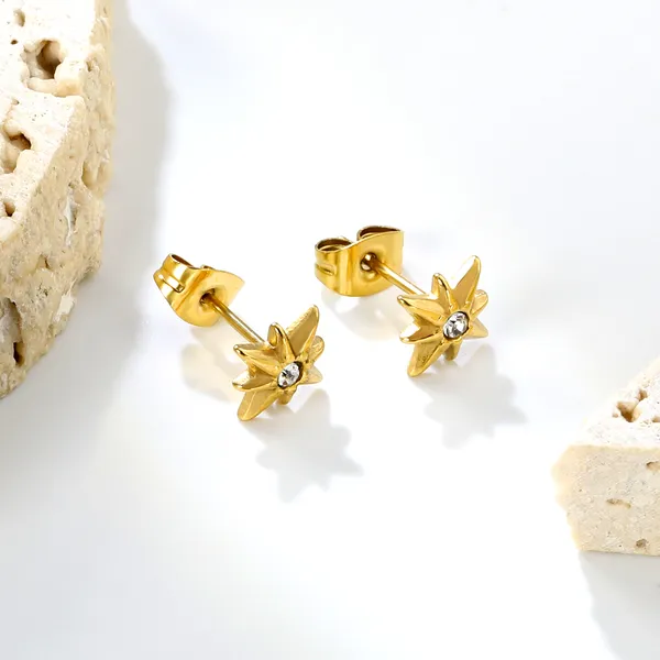 Gold-Tone_Metal_Star_Stud_Earrings_for_Women
