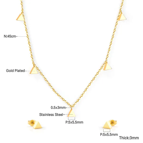Gold-Tone_Geometric_Necklace_And_Earrings_Set_For_Women