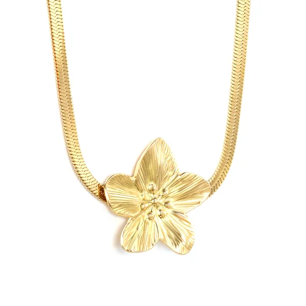 Gold-Tone_Floral_Pendant_Necklace_for_Women