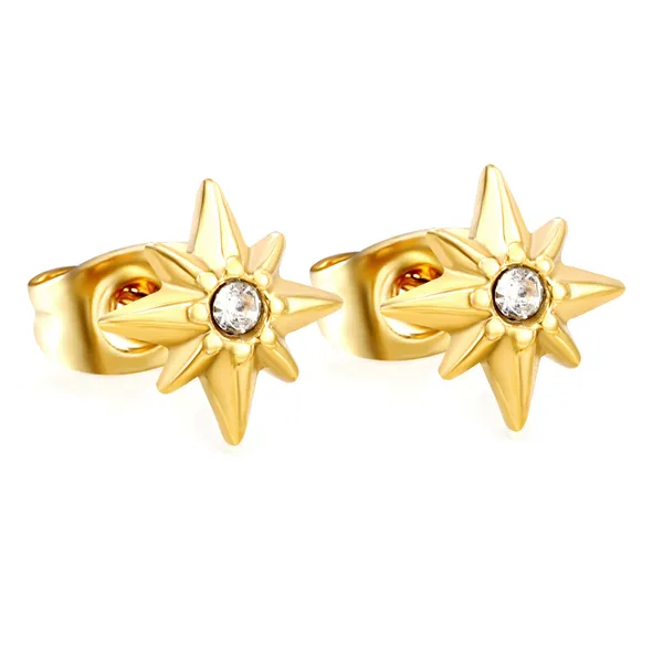 Gold-Tone_Metal_Star_Stud_Earrings_for_Women