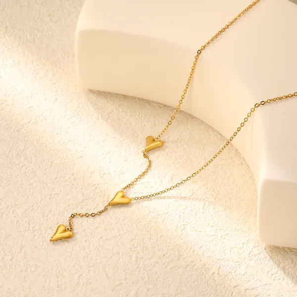 Gold_Tone_Heart_Drop_Necklace_for_Women