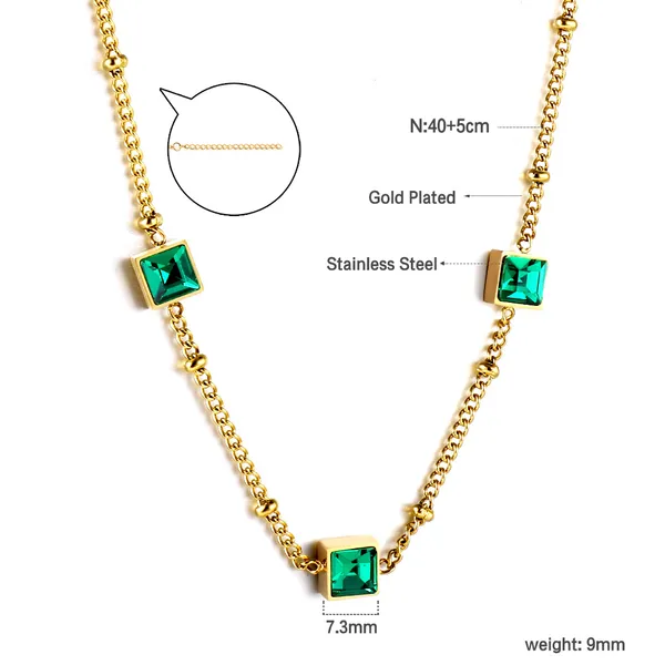 Gold_Tone_Green_Stone_Necklace_for_Women