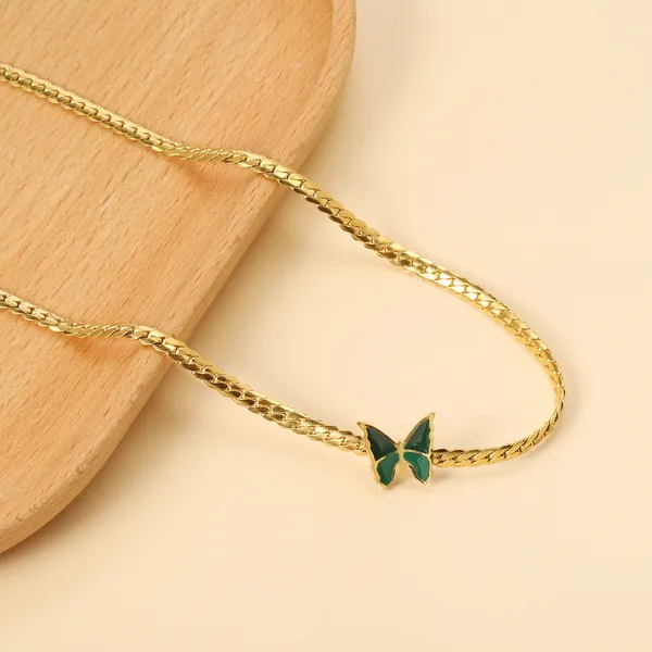 Gold_Tone_Butterfly_Pendant_Necklace_for_Women