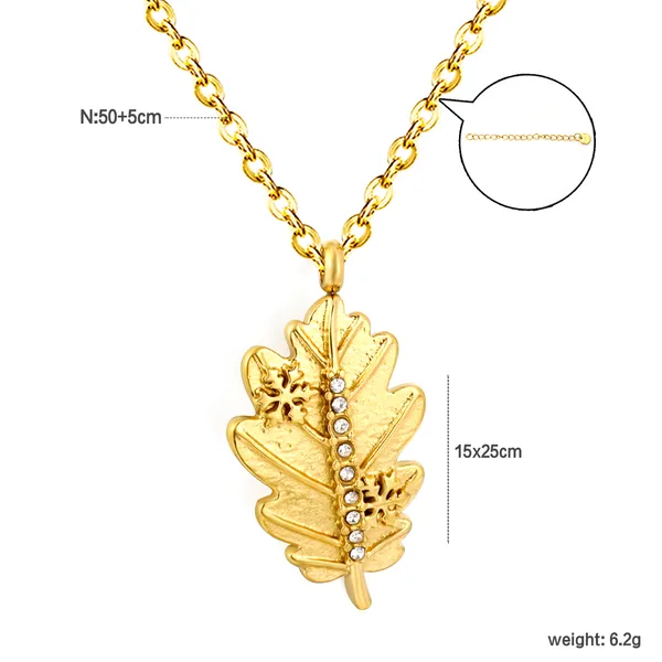 Gold_Tone_Leaf_Pendant_Necklace_for_Women