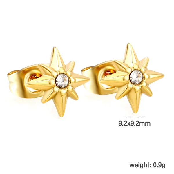 Gold-Tone_Metal_Star_Stud_Earrings_for_Women