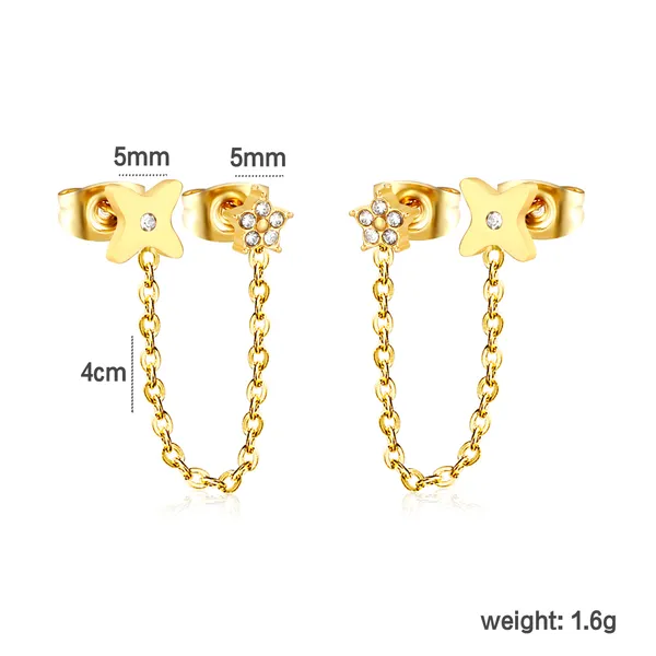 Gold_Tone_Chain_Link_Cross_Earrings_for_Women