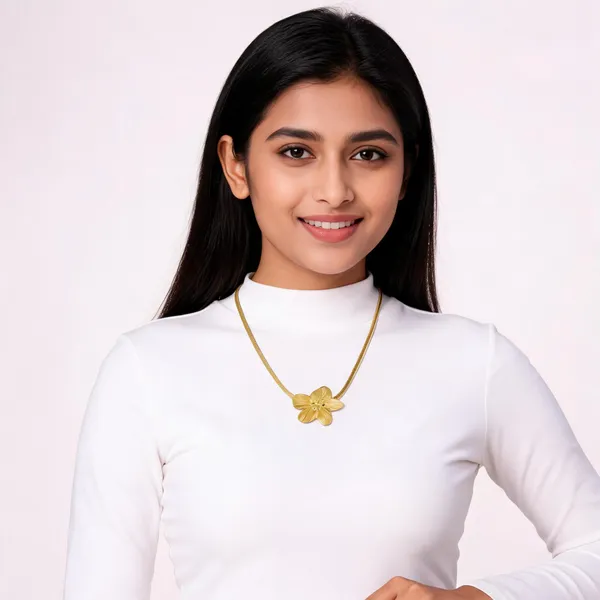 Gold-Tone_Floral_Pendant_Necklace_for_Women