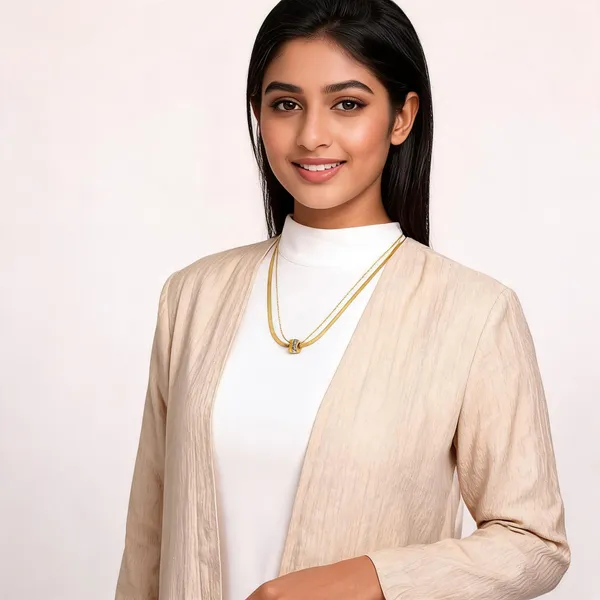 Gold_Tone_Dual_Layer_Ring_Pendant_Necklace_for_Women