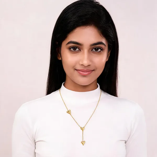 Gold_Tone_Heart_Drop_Necklace_for_Women