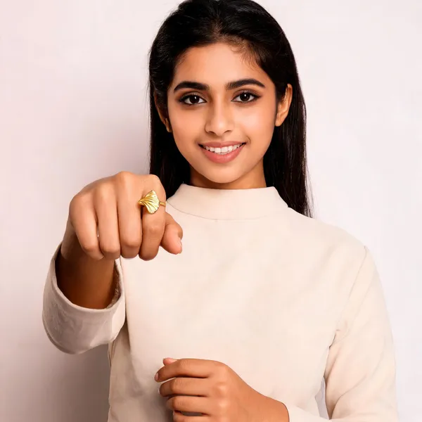 Gold_Tone_Leaf_Adjustable_Ring_for_Women