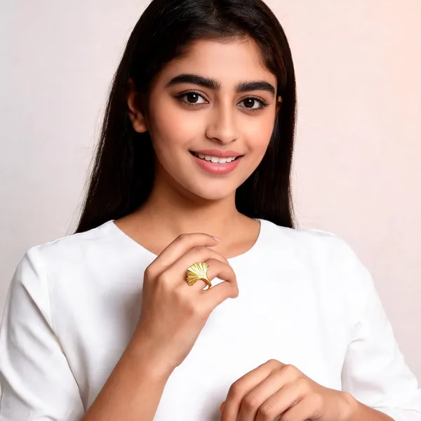 Gold_Tone_Leaf_Adjustable_Ring_for_Women