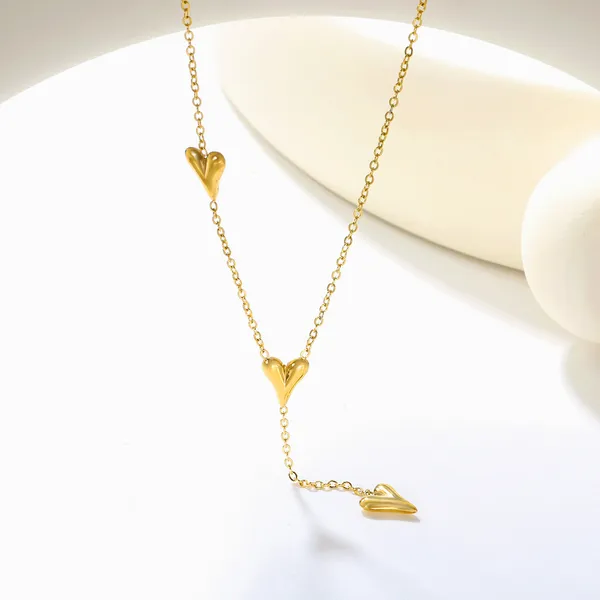 Gold_Tone_Heart_Drop_Necklace_for_Women