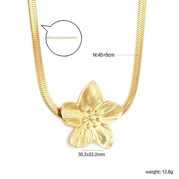 Gold-Tone_Floral_Pendant_Necklace_for_Women