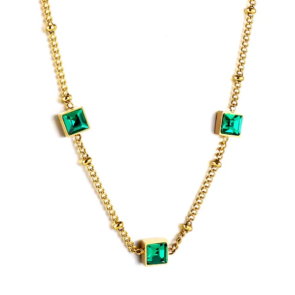 Gold_Tone_Green_Stone_Necklace_for_Women