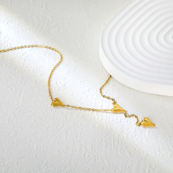 Gold_Tone_Heart_Drop_Necklace_for_Women