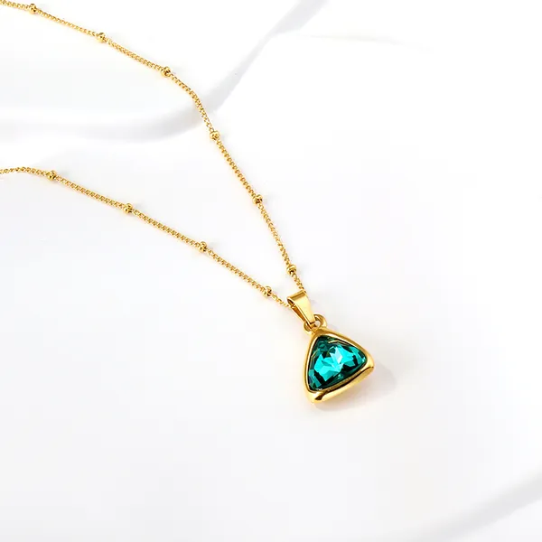 Gold_Tone_Green_Stone_Pendant_Necklace_for_Women