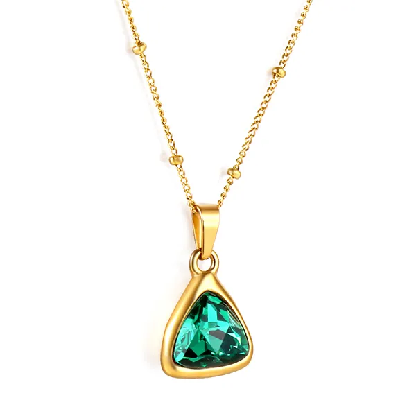Gold_Tone_Green_Stone_Pendant_Necklace_for_Women