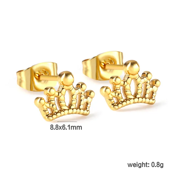 Gold_Tone_Crown_Stud_Earrings_for_Women