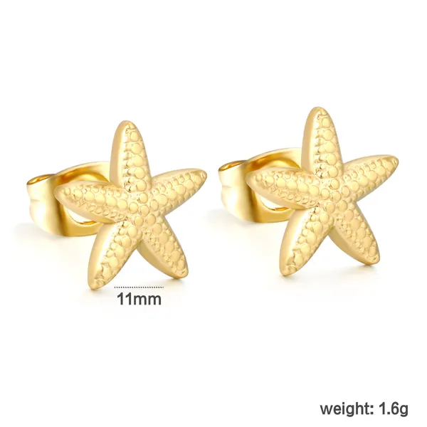 Gold_Metal_Starfish_Stud_Earrings_for_Women