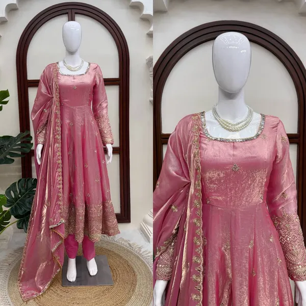 Pink_Embellished_Flared_Lehenga_Set_for_Women