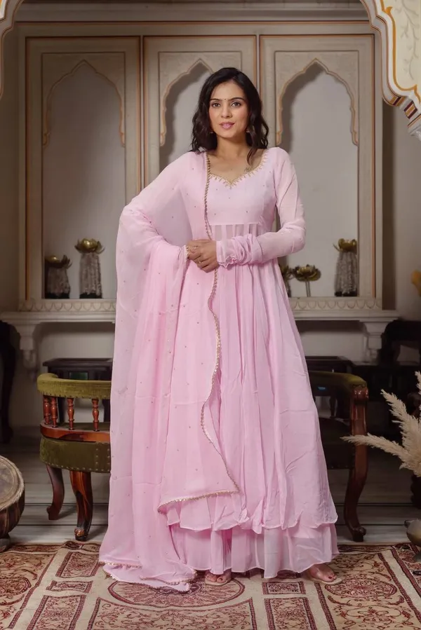 Pink_Embellished_Anarkali_Suit_Set_for_Women