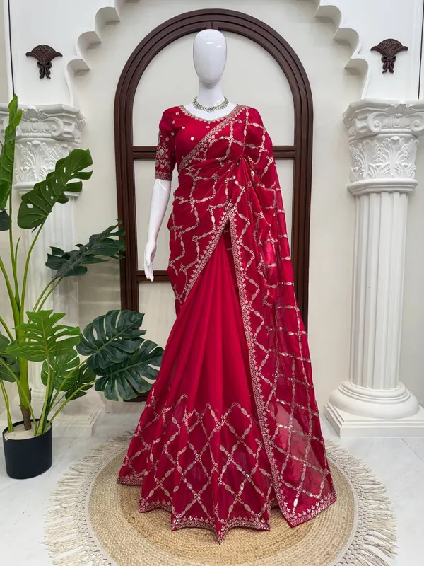 Magenta_Embroidered_Saree_for_Women