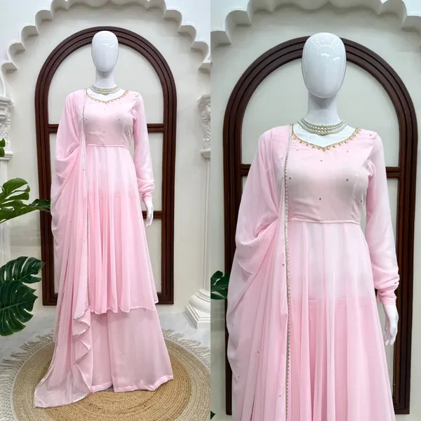 Pink_Embellished_Anarkali_Suit_Set_for_Women