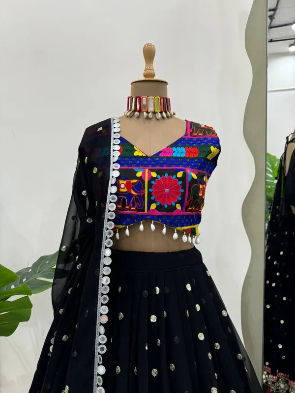 Black_Embellished_Flared_Lehenga_Choli_Set_for_Women
