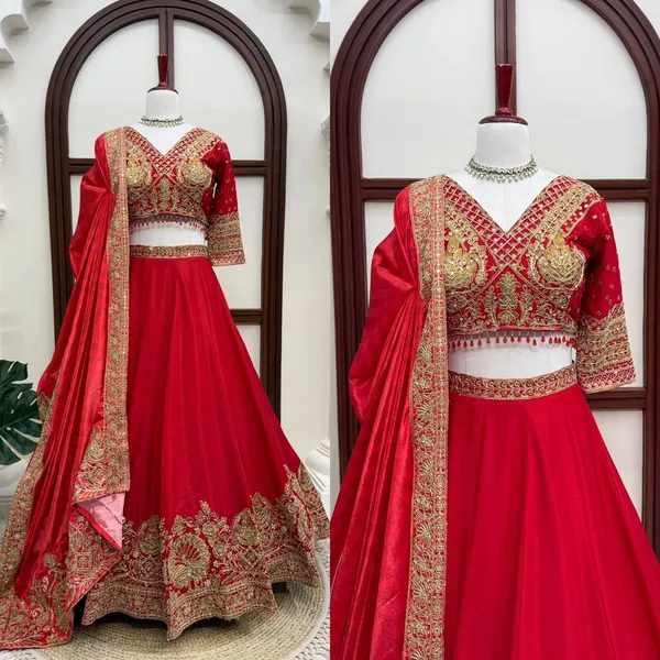 Red_Embroidered_Flared_Lehenga_Choli_Set_for_Women