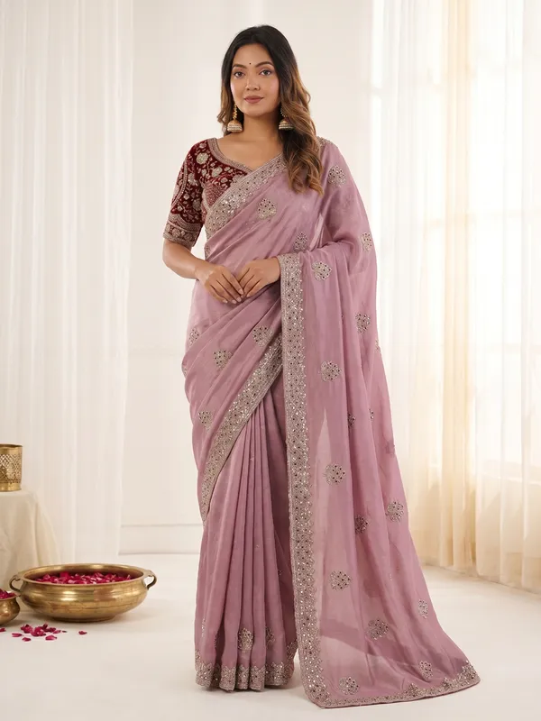 New_Launching_Vayara_embroidery_work_with_sequences_and_cut_work_border_Saree