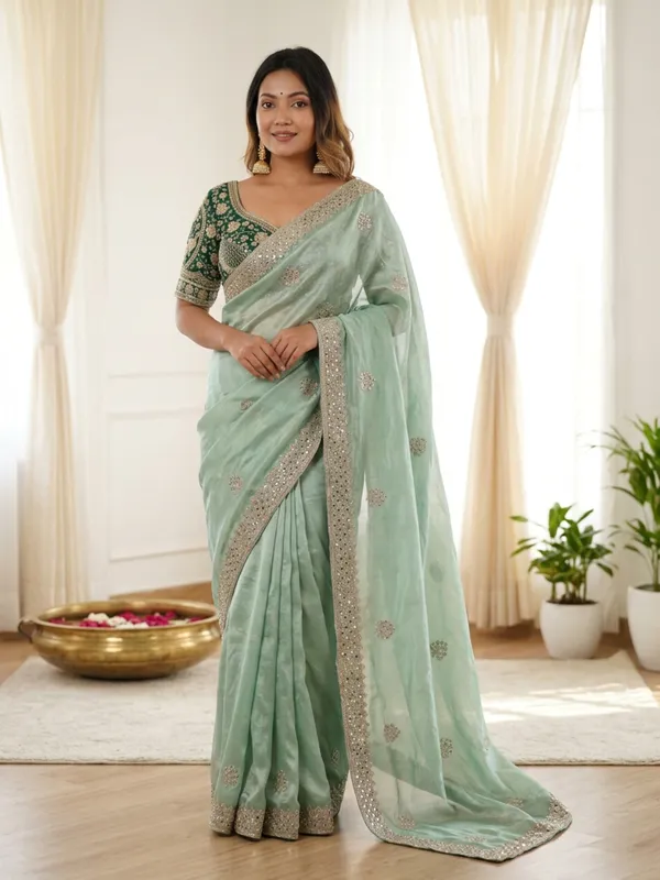 New_Launching_Vayara_embroidery_work_with_sequences_and_cut_work_border_Saree