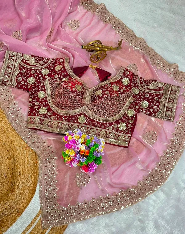 New_Launching_Vayara_embroidery_work_with_sequences_and_cut_work_border_Saree