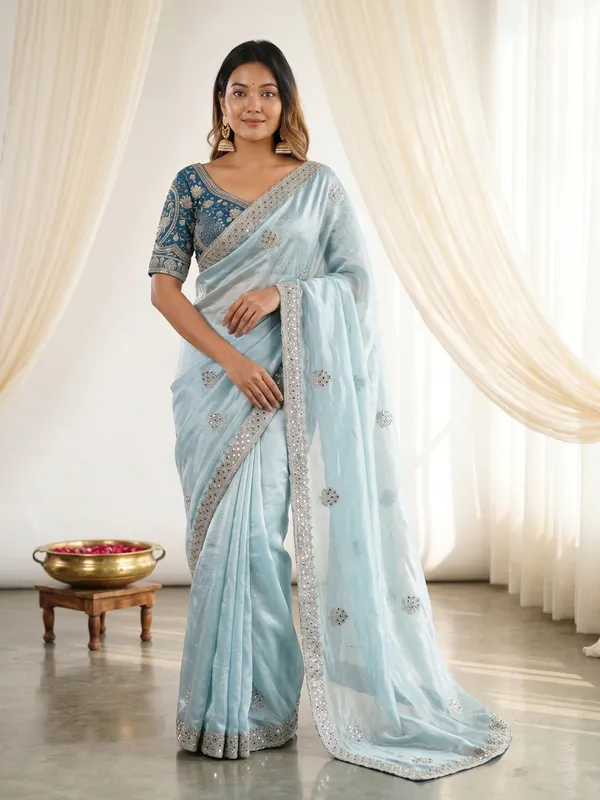 New_Launching_Vayara_embroidery_work_with_sequences_and_cut_work_border_Saree
