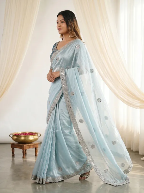New_Launching_Vayara_embroidery_work_with_sequences_and_cut_work_border_Saree