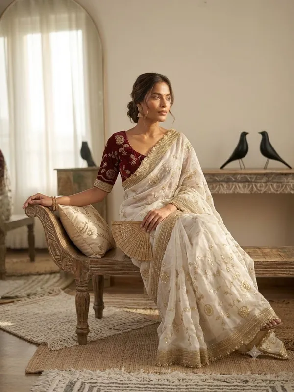New_Launching__Vayara_c_pallu_birts_embroidery_work_with_ready_made_lace_border_Saree