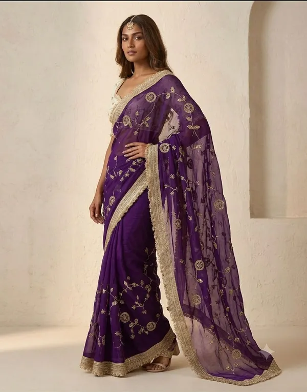 New_Launching__Vayara_c_pallu_birts_embroidery_work_with_ready_made_lace_border_Saree