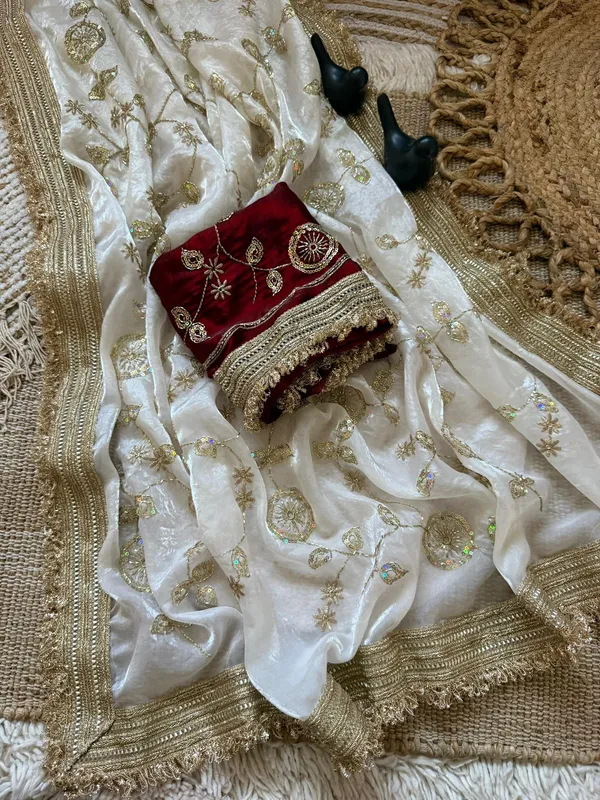 New_Launching__Vayara_c_pallu_birts_embroidery_work_with_ready_made_lace_border_Saree