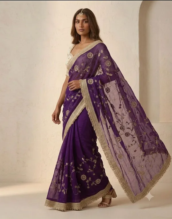 New_Launching__Vayara_c_pallu_birts_embroidery_work_with_ready_made_lace_border_Saree