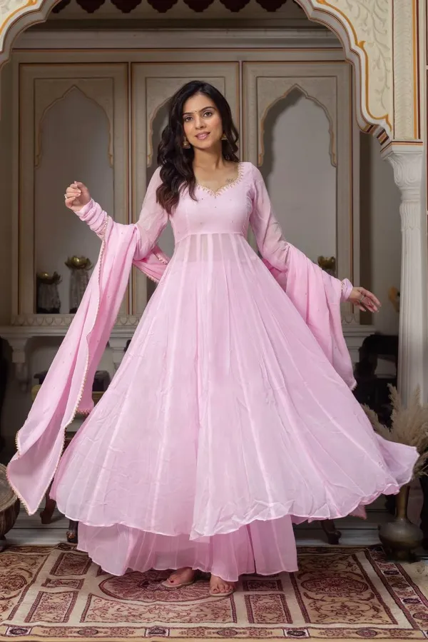 Pink_Embellished_Anarkali_Suit_Set_for_Women