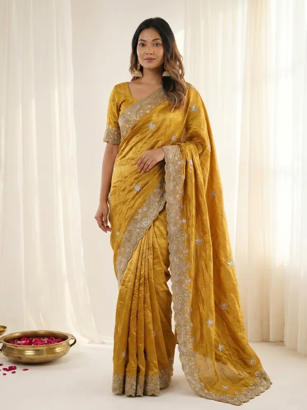 Vayara_launching_new_5_mm_mat_sequence_work_with_gold_zari_thread_embroidered_work_and_whole_sarees_have_multi_thread_butta_work_and_Arco_border_work_saree