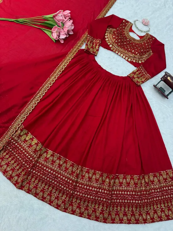 Red_Embroidered_Lehenga_Choli_Set_for_Women