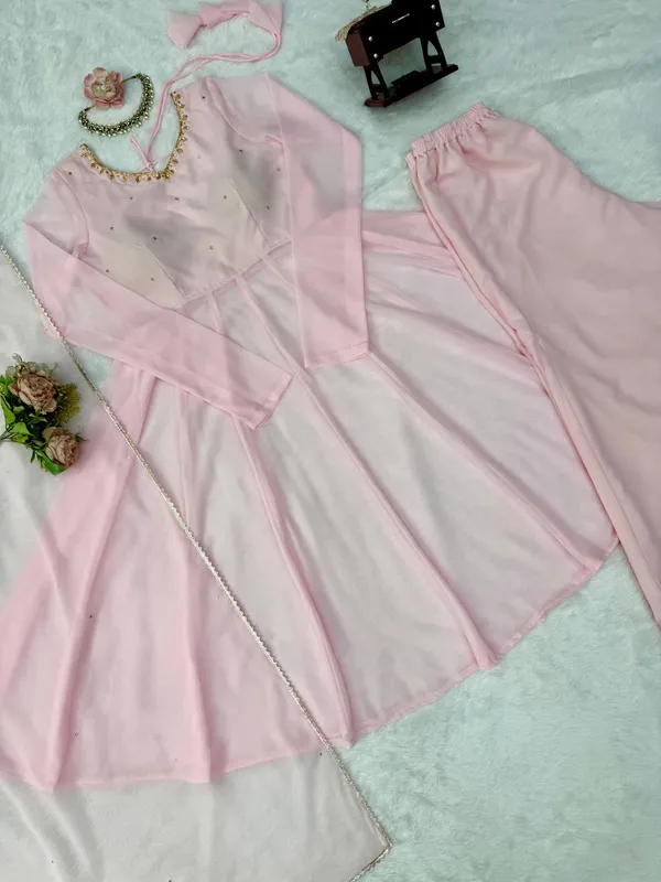 Pink_Embellished_Anarkali_Suit_Set_for_Women
