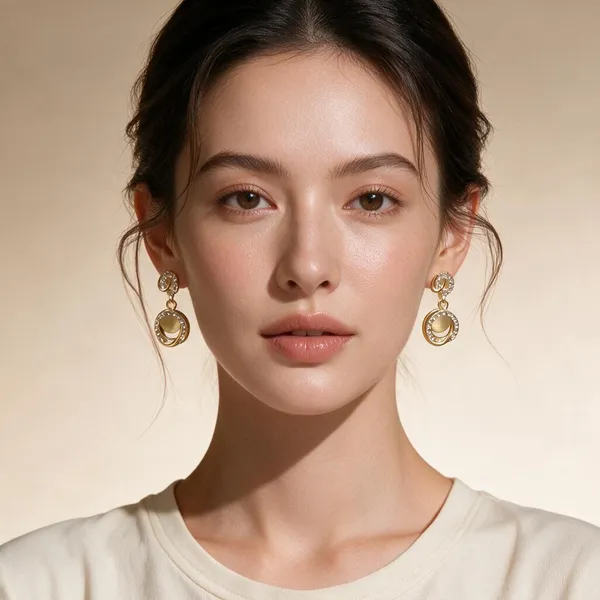 Gold_Crystal_Rhinestone_Drop_&_Dangle_Earrings_For_Women