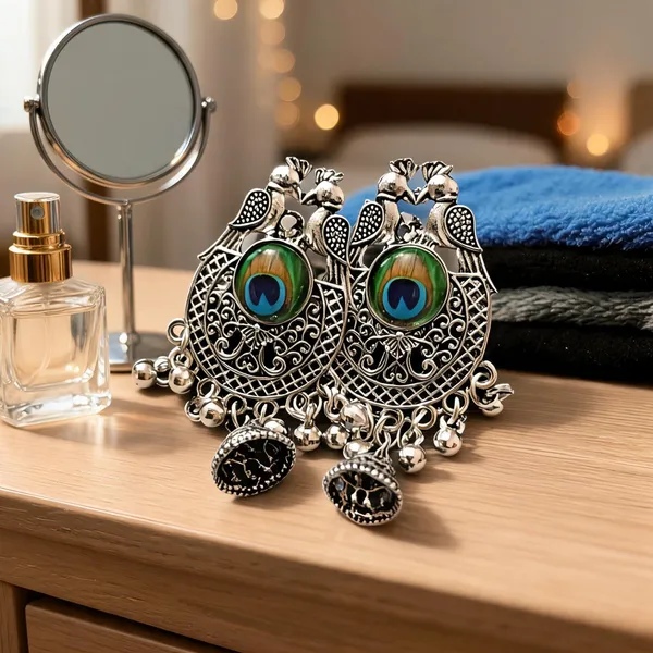 Silver_Alloy_Jhumka_Earrings_For_Women