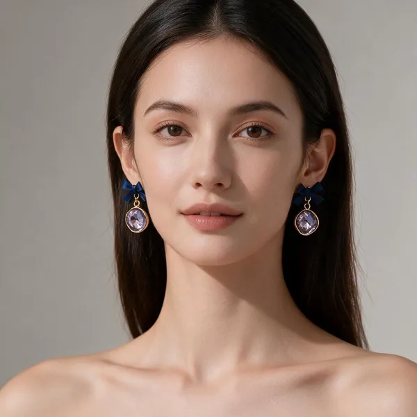 Blue_&_Turquoise_Alloy_Drop_&_Dangle_Earrings_For_Women