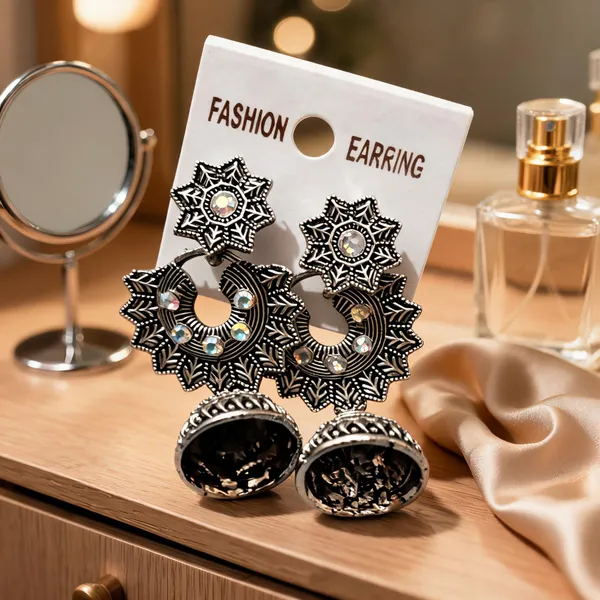 Silver_Jhumka_Earrings_For_Women