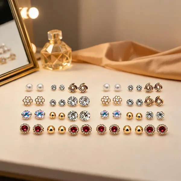 Gold_Pearl_&_Beads_&_Alloy_Stud_Earrings_For_Women_(Pack_of_12_)