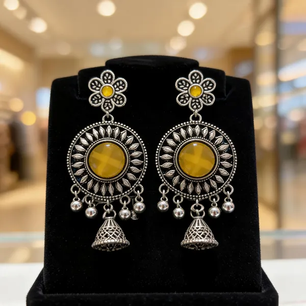Silver_Alloy_Jhumka_Earrings_For_Women