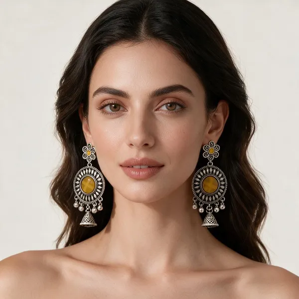 Silver_Alloy_Jhumka_Earrings_For_Women