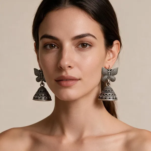 Silver_Jhumka_Earrings_For_Women